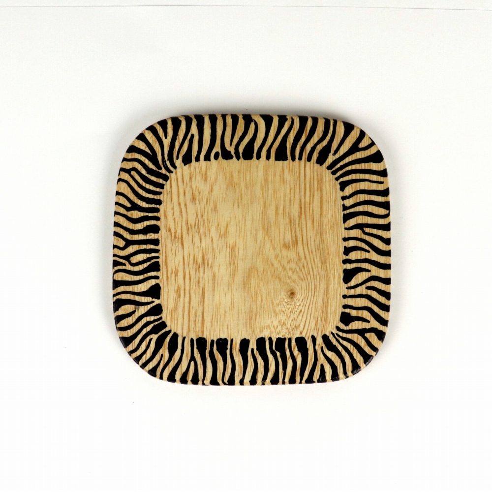 メル動物 スクエアコースター シマウマ