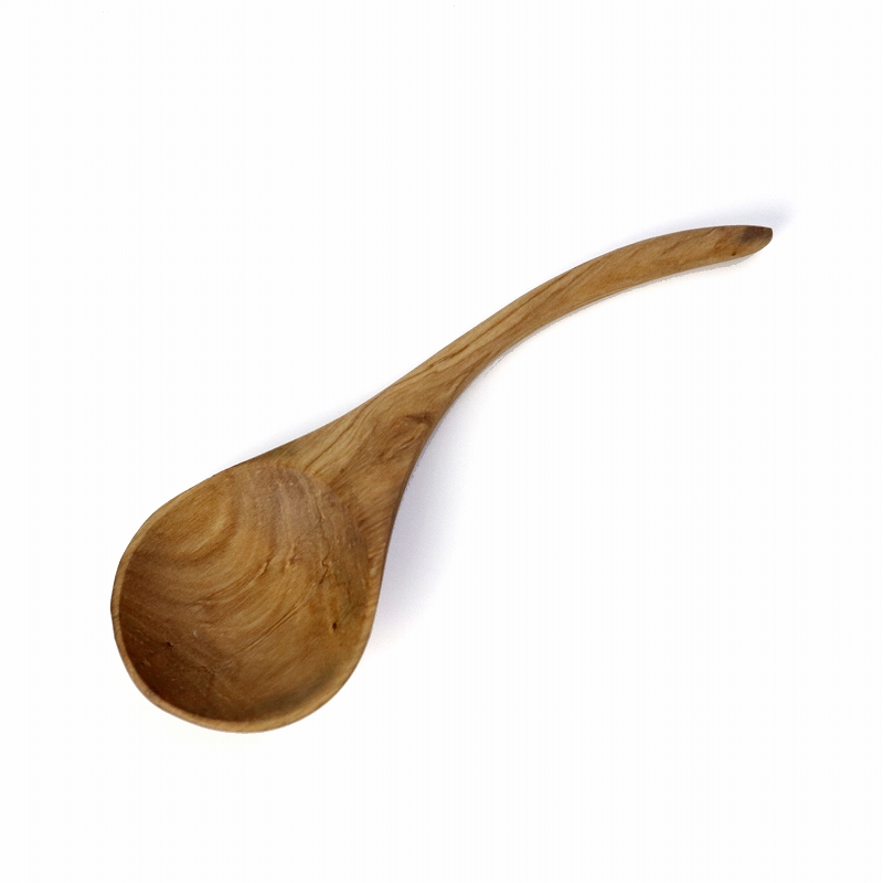 木製スプーン 木の実 オリーブの木