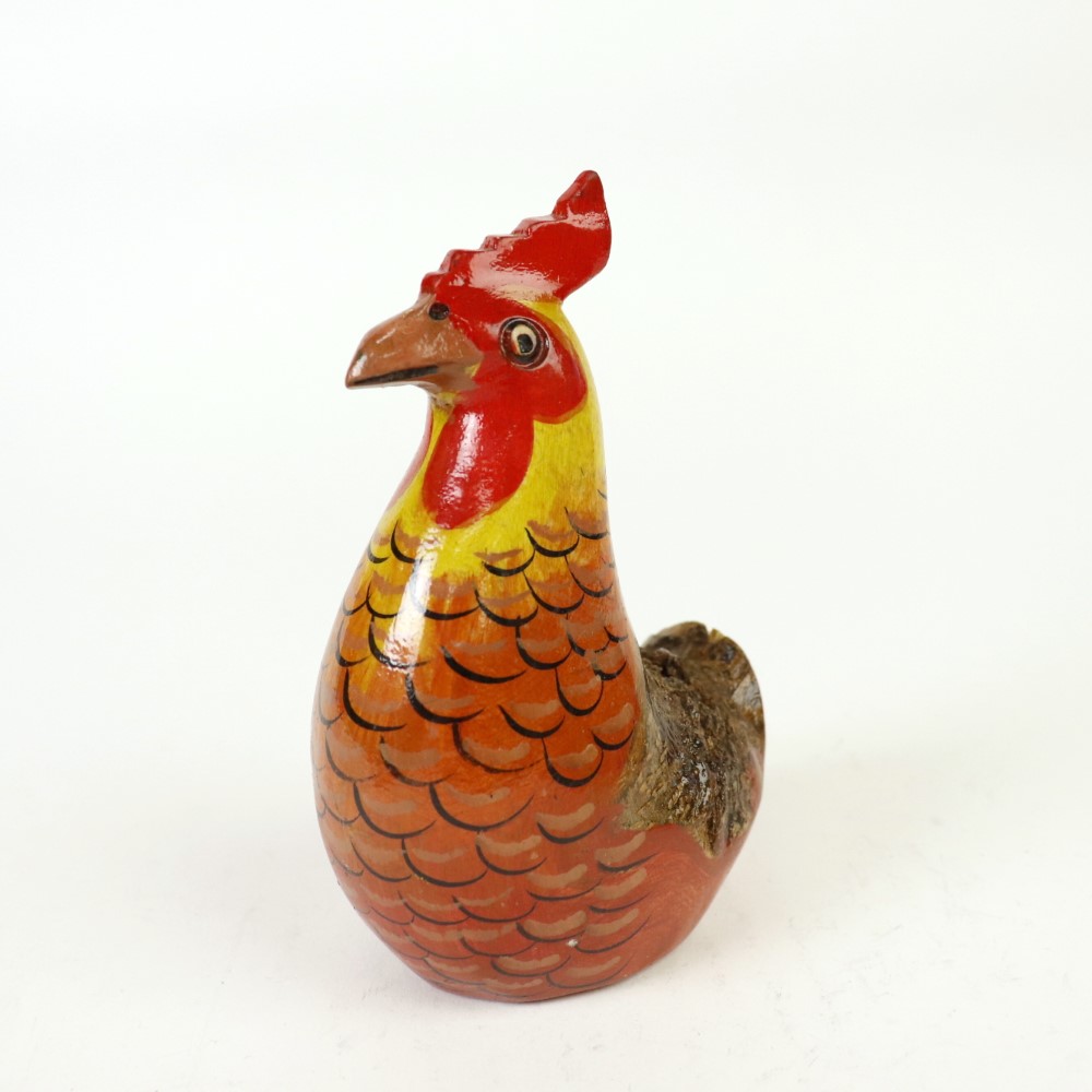 木の鳥 ニワトリ 中