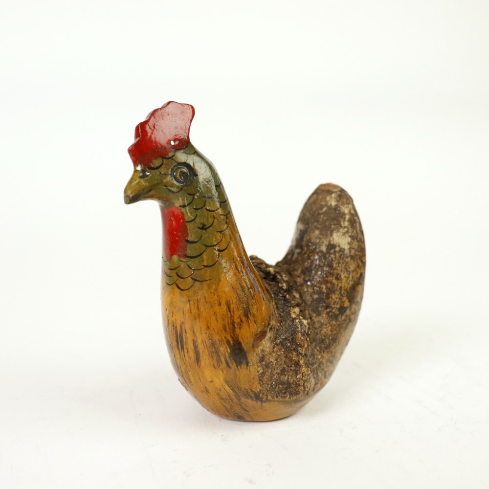 木の鳥 ニワトリ 小