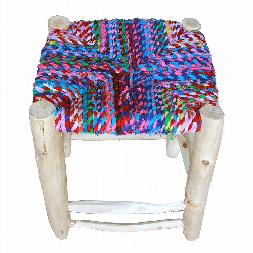 ドーム木椅子　中　クロスデザイン　38×38 H42　送料別