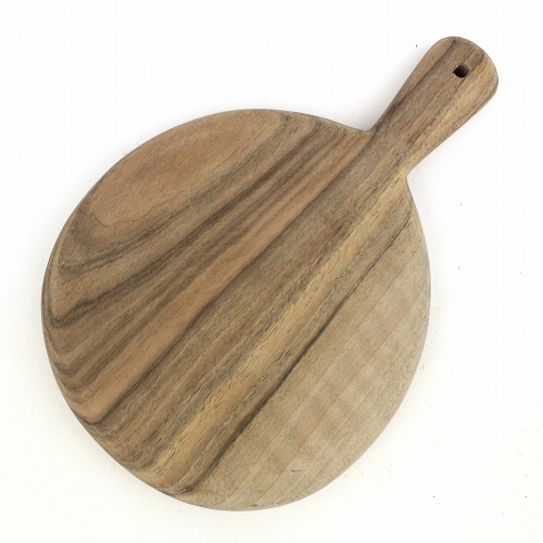 カッティングボード くるみ 丸 径15CM