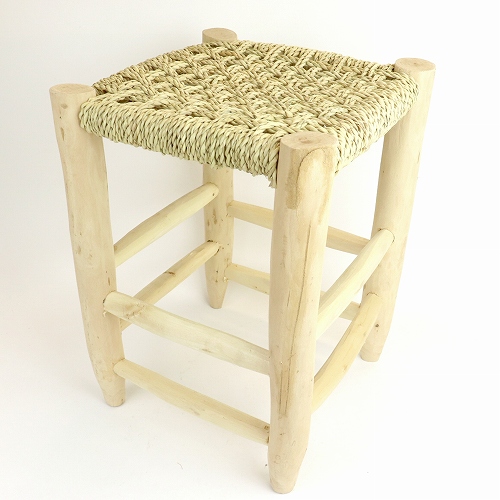 ドーム木椅子 透かし編み H40 W30　送料別