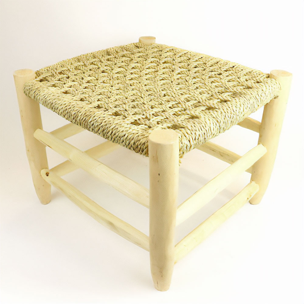 ドーム木椅子 透かし編み H30 W40　送料別