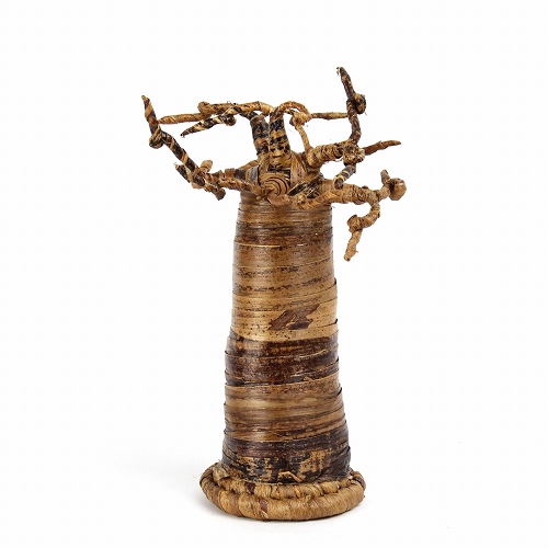 バナナ皮  バオバブ置物 8インチ