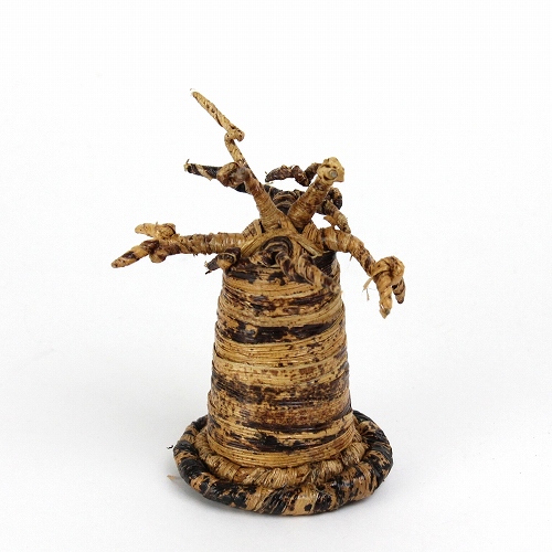 バナナ皮 バオバブ置物 2インチ