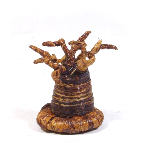 バナナ皮 バオバブ置物 1インチ