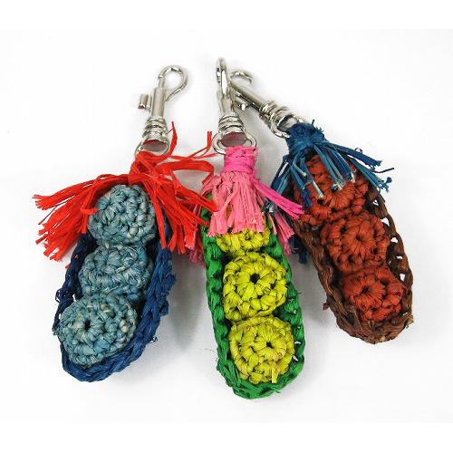 ラフィアマスコット　豆