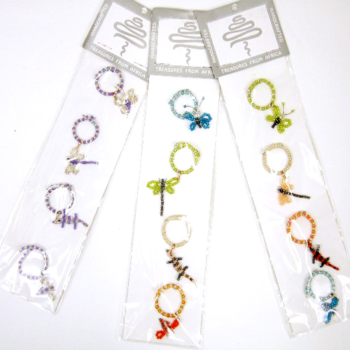 ビーズワインリング 4個セット @1800→900円