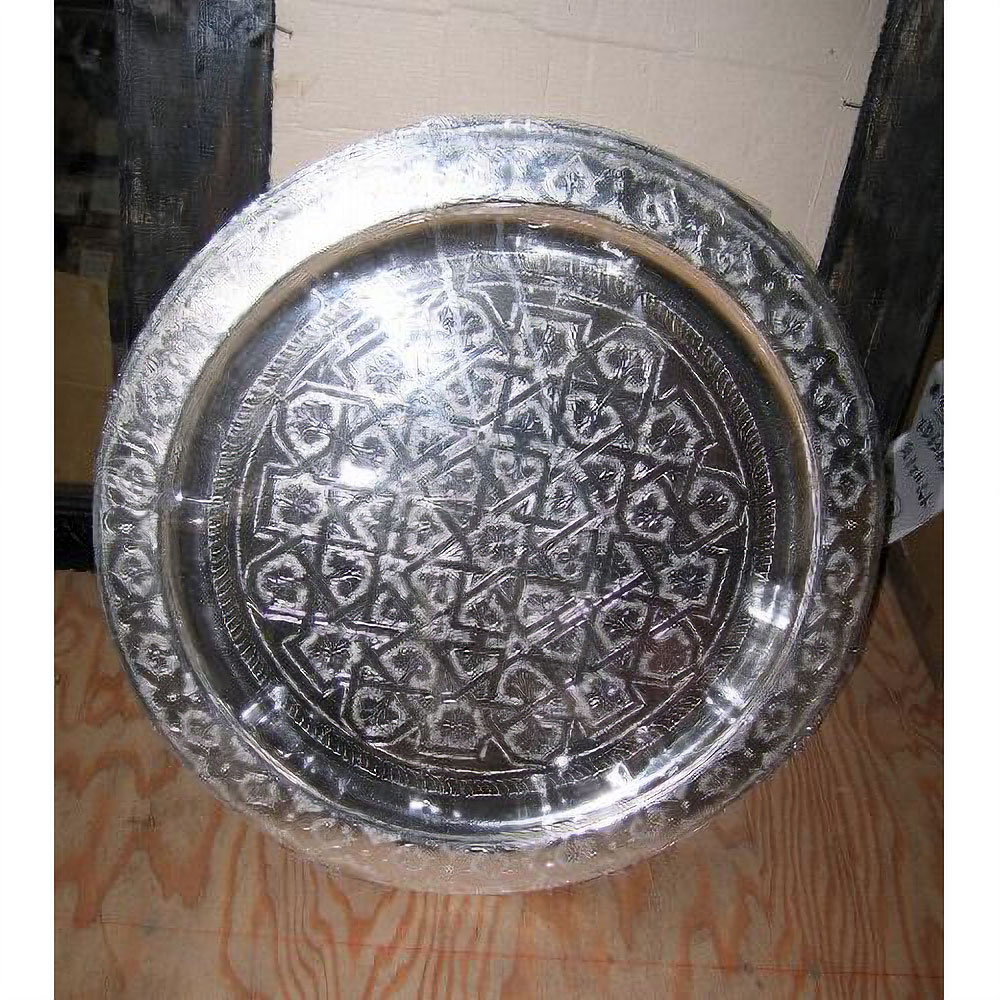 真鍮プレート(シルバー)径55cm