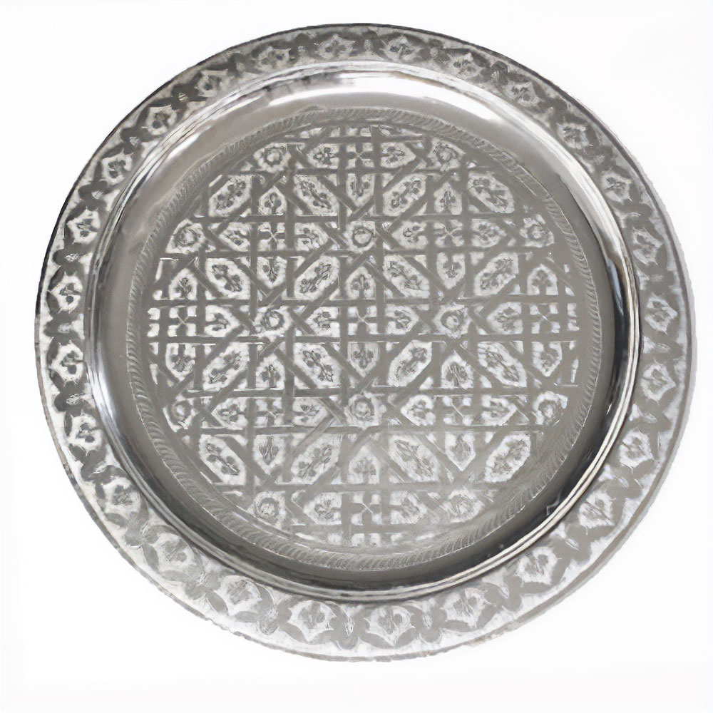 真鍮プレート(シルバー)径60cm