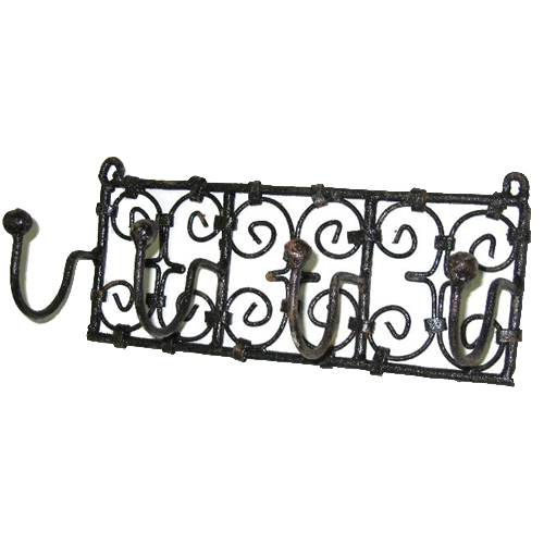 鉄壁掛け(フック4本タイプ)