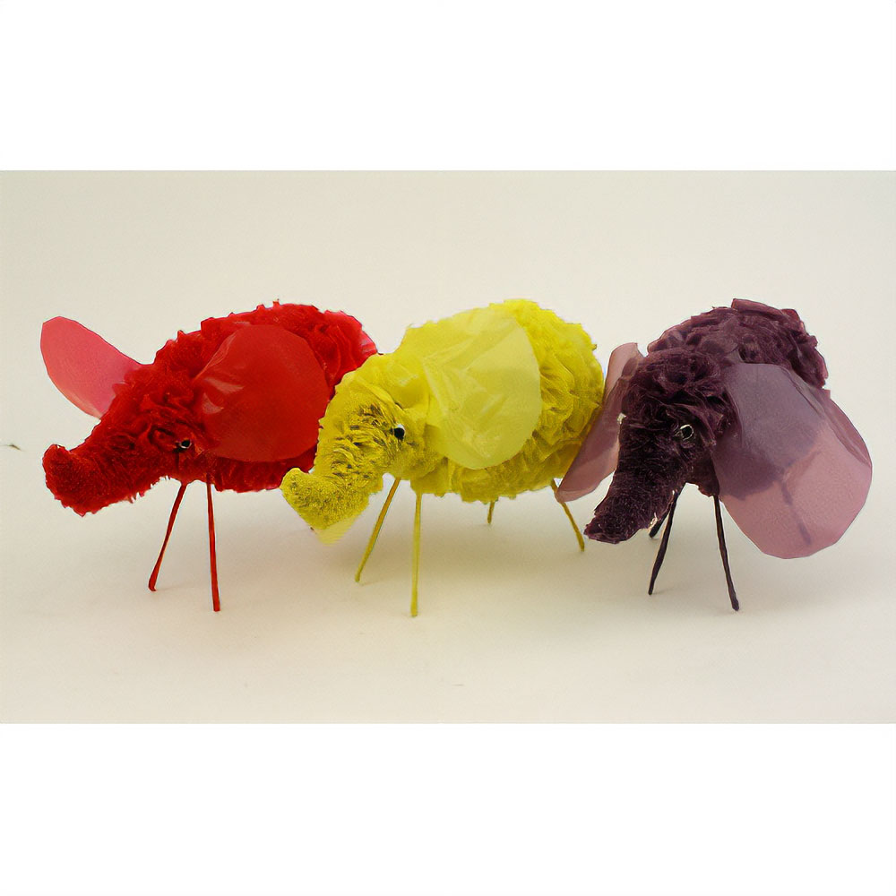 リサイクルビニール象　小