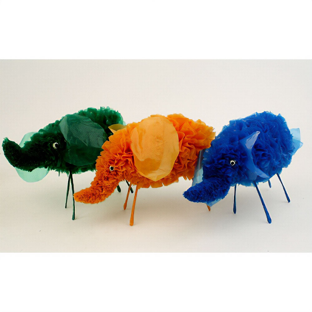 リサイクルビニール象　小