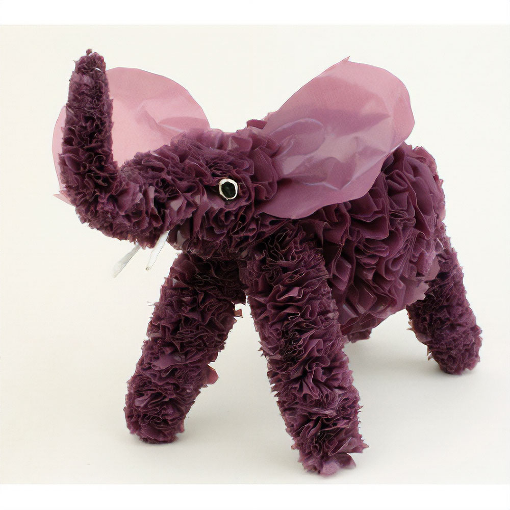 リサイクルビニール象　大