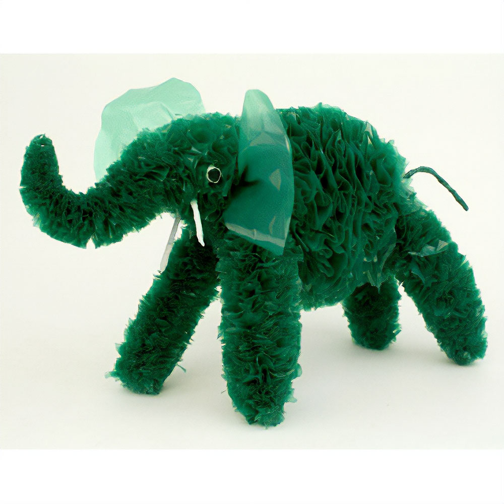 リサイクルビニール象　大