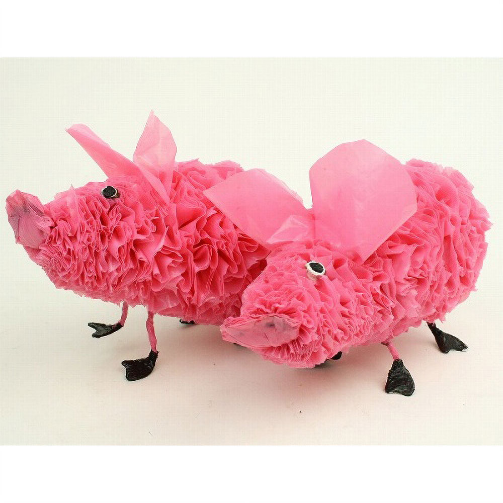 リサイクルビニールブタ　小