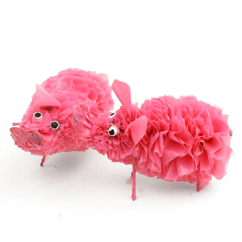 リサイクルビニールブタ　極小