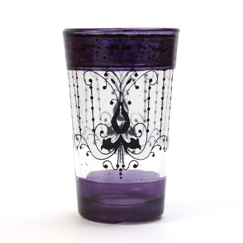 モロッコプリントグラス 72 紫