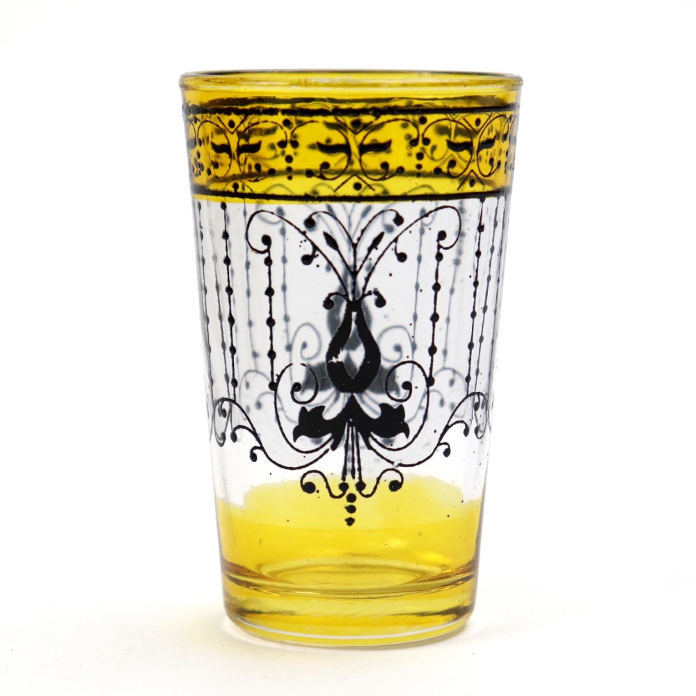 モロッコプリントグラス 72 黄