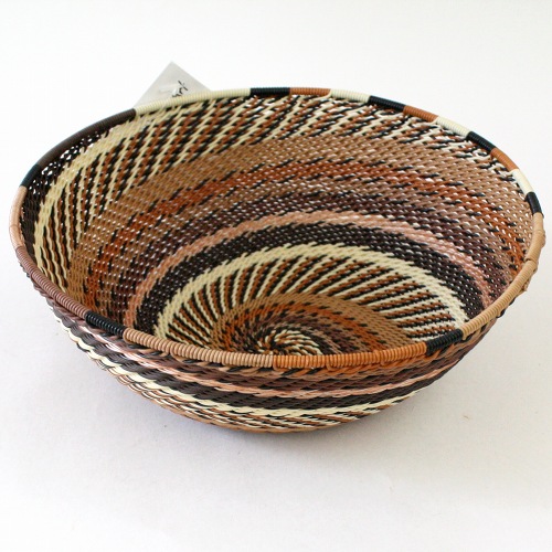 ズールー電話線ボウル 15C-16CM 茶系