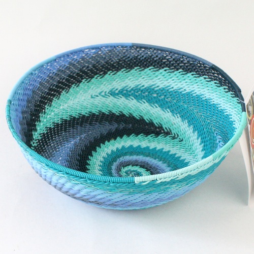 ズールー電話線ボウル 15C-16CM 青系