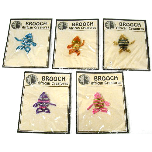 ビーズブローチ 