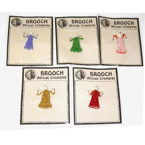 ビーズブローチ 