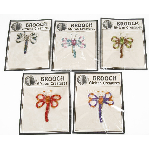 ビーズブローチ 