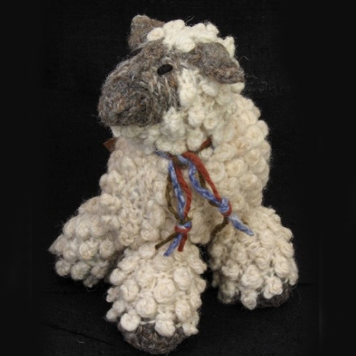 ケナナKENANAKNITTERSウール動物小ヒツジ白