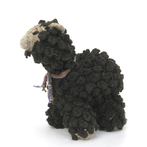 【SALE】ケナナニッターズ  ウール動物 小 ヒツジ 黒 @4500→3200円