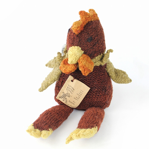 【SALE】ケナナニッターズ ウールおすわり動物 中 ニワトリ @7000→4800円