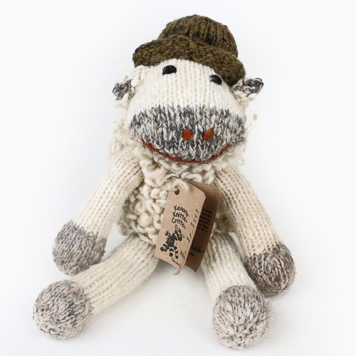 ケナナKENANAKNITTERSウールおすわり動物中ヒツジ白