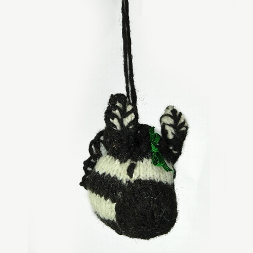 【SALE】ケナナニッターズ ウール動物オーナメントヘッド シマウマ @1300→500円