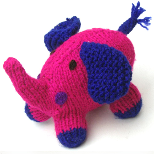 【SALE】ケナナニッターズ アクリルウール動物 四足 ゾウ @2500→2000円