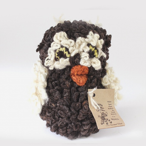 【SALE】ケナナKENANAKNITTERSウール動物小フクロウ @4500→3600円