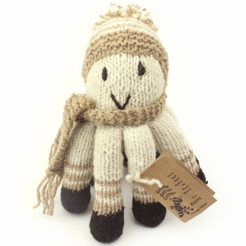 【SALE】ケナナKENANAKNITTERSウール動物小タコ @4500→3600円