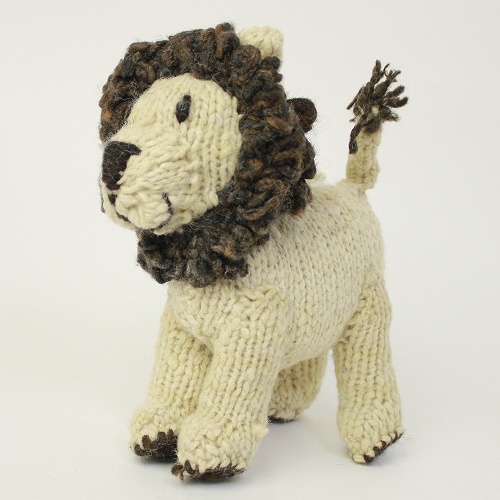 ケナナKENANAKNITTERSウール動物小ライオン