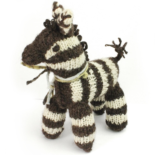 ケナナKENANAKNITTERSウール動物小シマウマ