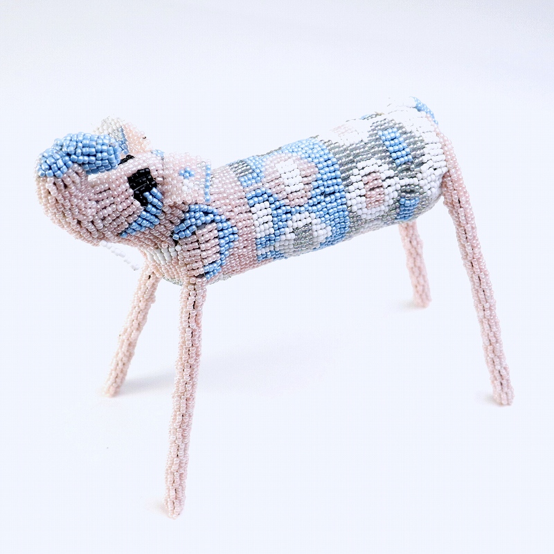 モンキービズMONKEYBIZ ビーズ動物 L  ANI004 一点物_1643 ゾウ