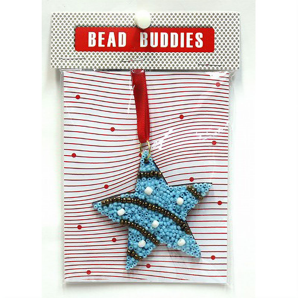 モンキービズMONKEYBIZ クリスマスオーナメント 星 青