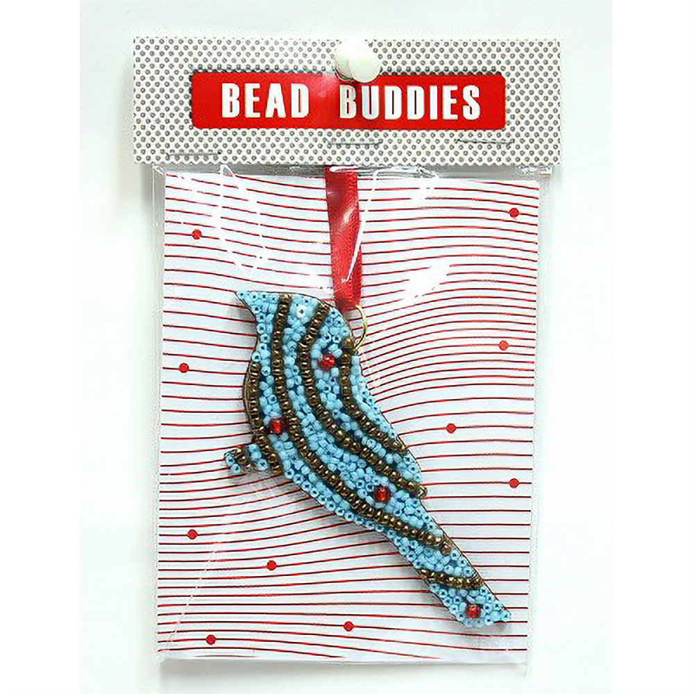 モンキービズMONKEYBIZ クリスマスオーナメント 鳥 青