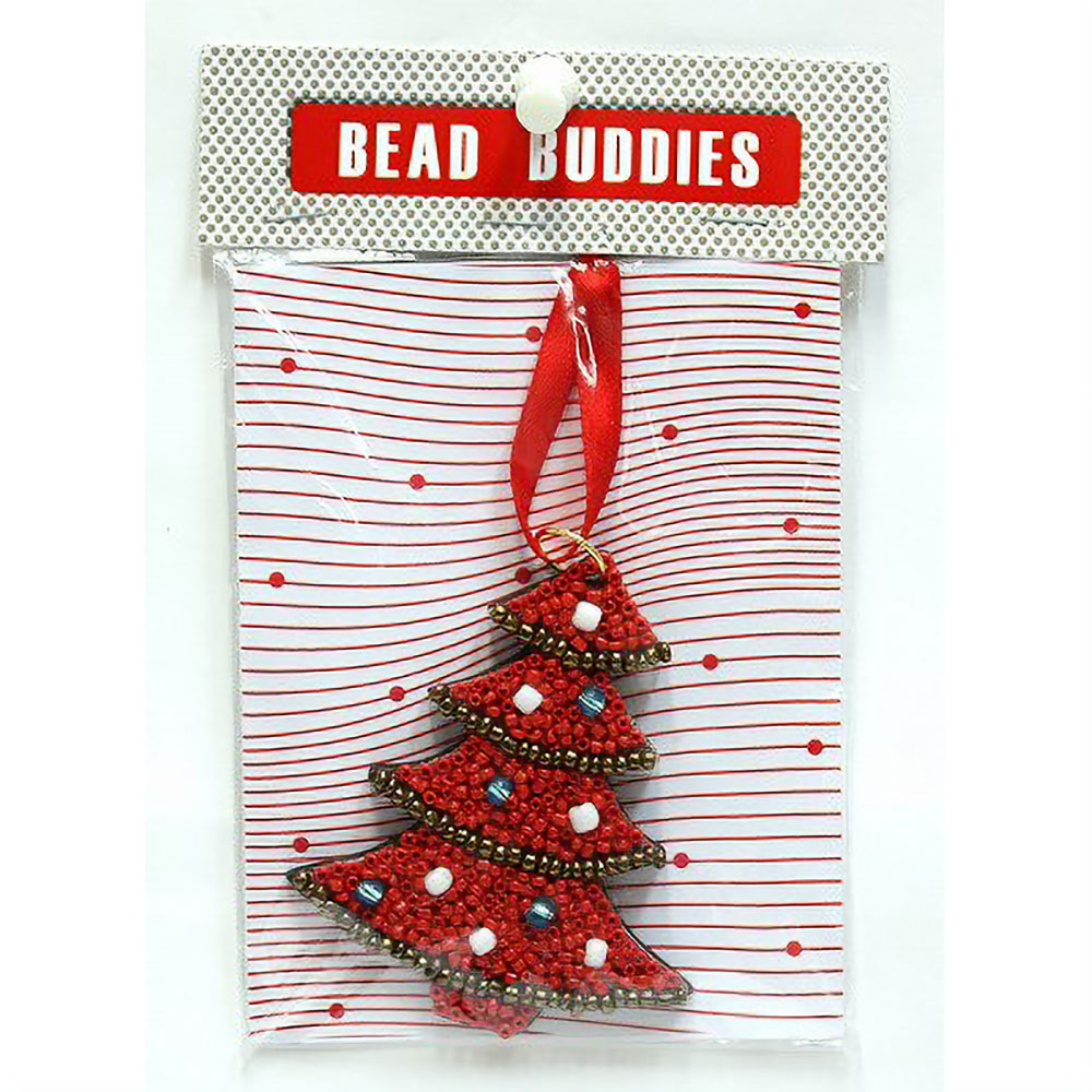 モンキービズMONKEYBIZ クリスマスオーナメント ツリー 赤