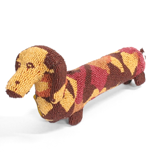 モンキービズMONKEYBIZ ビーズダックスフント  1603 一点物