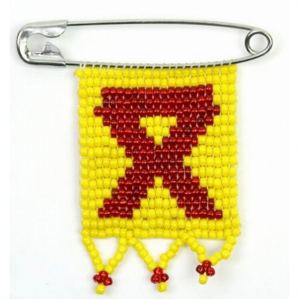 WOLA NANI レッドリボンバッジ4×4　イエロー