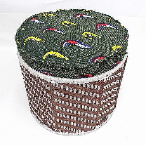 ナイロン組み紐スツール パーニュクッション付き 送料別