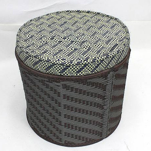 ナイロン組み紐スツール パーニュクッション付き 送料別