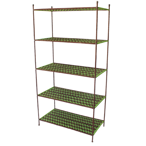 ナイロン組み紐 棚 黄緑茶 送料別 送料別