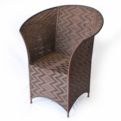 【SALE】ナイロン組み紐 椅子 茶黒 送料別 @38000→26600円