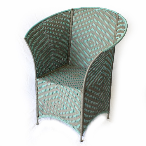 【SALE】ナイロン組み紐 椅子 サックスグレー 送料別 @38000→26600円